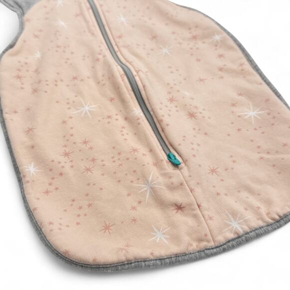 Love To Dream Swaddle‎ Up All Seasons Mild Pink Sleepsack Infant NB Stars Print - Picture 2 of 7